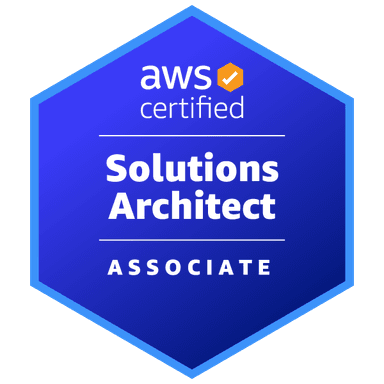 AWS Certified Solutions Architect - Associate badge